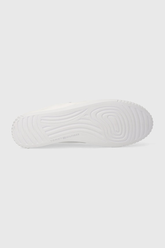 Tenisky Tommy Hilfiger CANVAS SLIP-ON SNEAKER FW0FW07806 bílá
