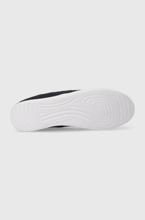 Tenisky Tommy Hilfiger CANVAS SLIP-ON SNEAKER FW0FW07806 námořnická modř