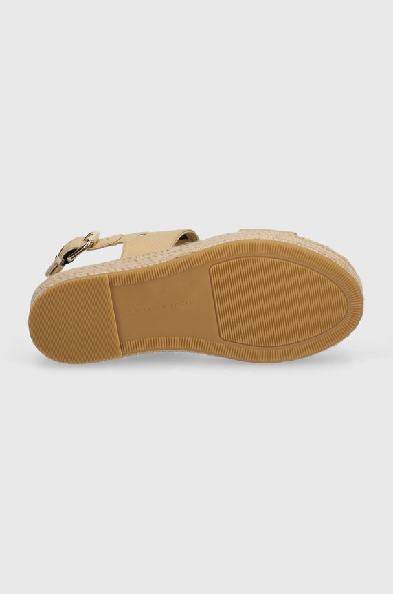 Tommy Hilfiger sandały MID WEDGE SANDAL FW0FW07885 beżowy