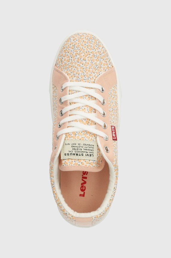Πάνινα παπούτσια Levi's TIJUANA 2.0 πορτοκαλί 234188.75