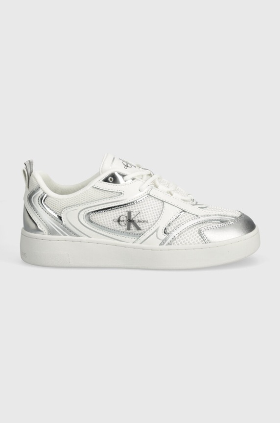 Calvin Klein Jeans sneakersy BASKET CUPSOLE LOW MIX ML MR YW0YW01386 biały SS24