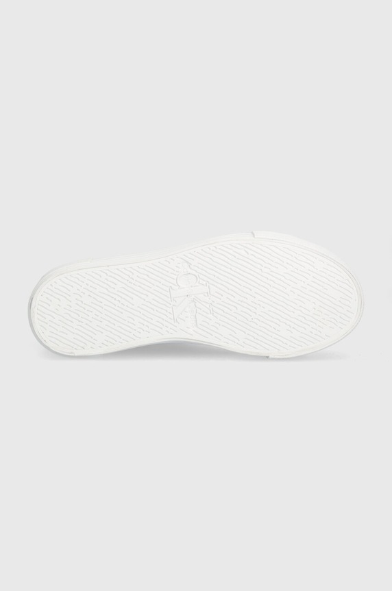 Calvin Klein Jeans trampki BOLD VULC FLATF MID CS ML BTW BOLD VULC FLATF MID CS ML BTW YW0YW01392 różowy