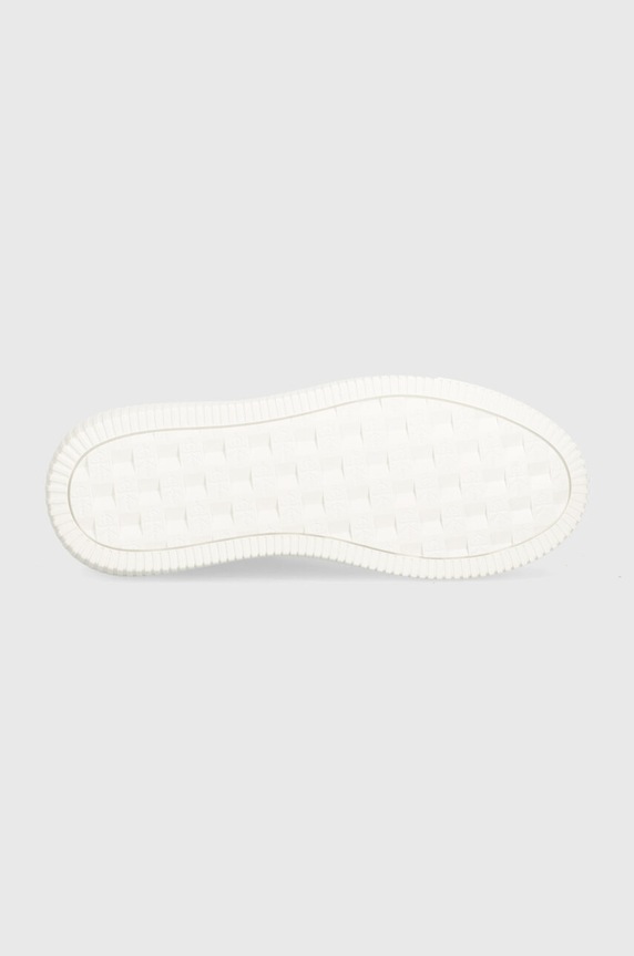 Calvin Klein Jeans sneakersy skórzane CHUNKY CUPSOLE YW0YW01410 biały