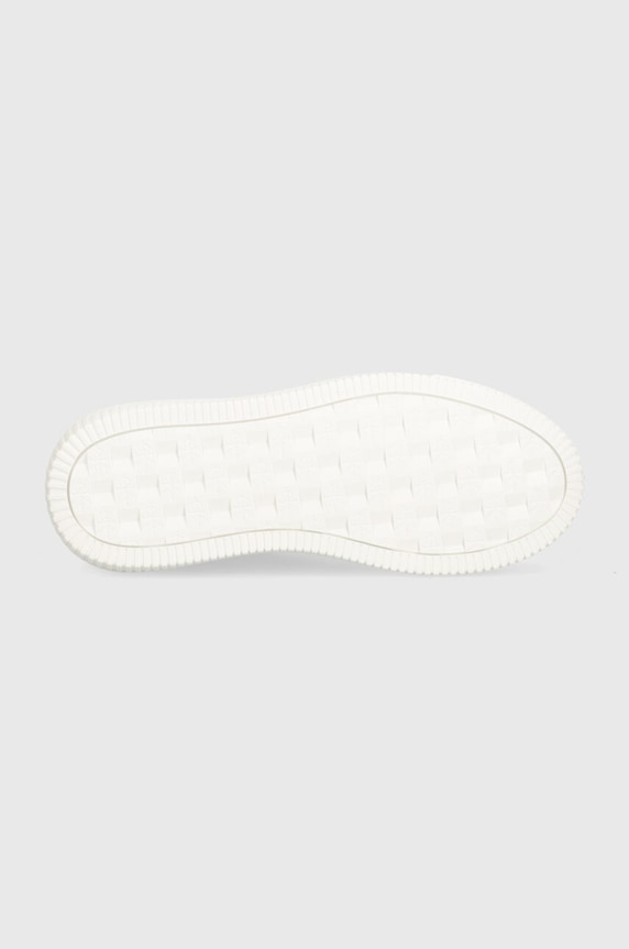 Calvin Klein Jeans sneakersy skórzane CHUNKY CUPSOLE YW0YW01410 biały