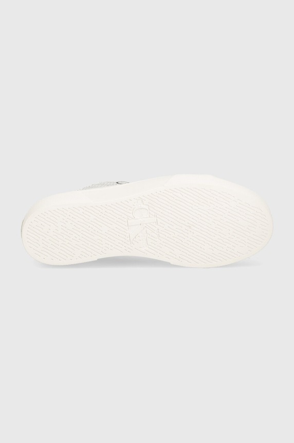 Tenisky Calvin Klein Jeans FLATFORM+ CUPSOLE LOW LACE CS MR YW0YW01420 bílá