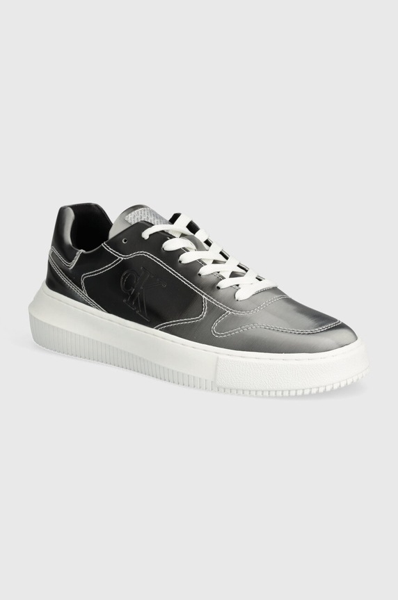 Calvin Klein Jeans sneakers CHUNKY CUPSOLE LOW LACE MG DC plată argintiu YW0YW01429
