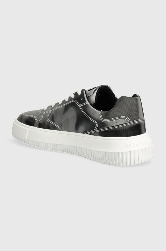 Încălțăminte Calvin Klein Jeans sneakers CHUNKY CUPSOLE LOW LACE MG DC YW0YW01429 argintiu