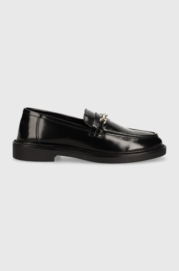 Kožené mokasíny Steve Madden Huddles SM11002911.017 černá SS24