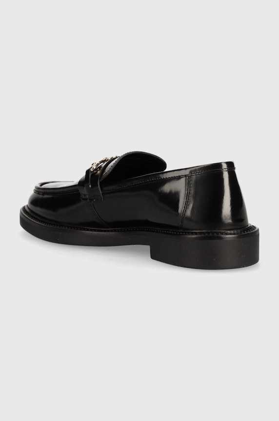 Boty Kožené mokasíny Steve Madden Huddles SM11002911.017 černá