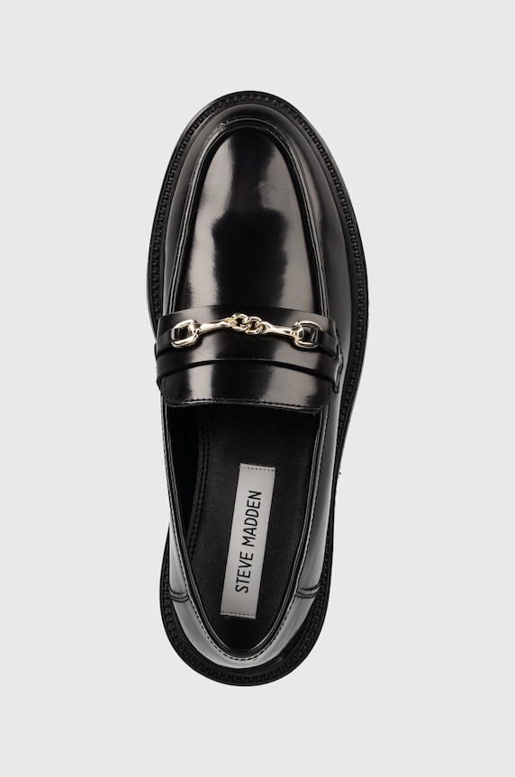 Kožené mokasíny Steve Madden Huddles černá SM11002911.017