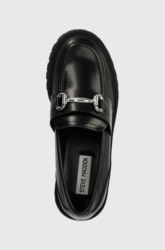 Steve Madden bőr mokaszin Lando-CN fekete SM11002936.017