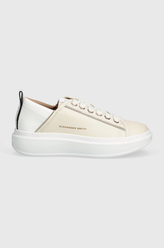 Alexander Smith sneakersy skórzane Wembley ASAZWYW0003CWT beżowy SS24