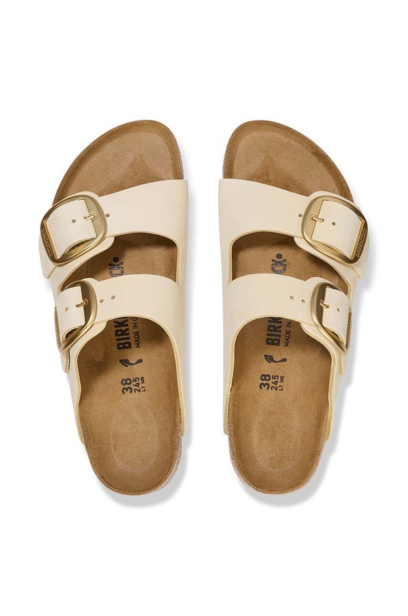 Birkenstock nubuk papucs Arizona 1026585.Ecru bézs