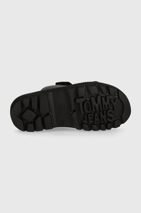 Tommy Jeans klapki TJW PUFFED SANDAL EN0EN02560 czarny