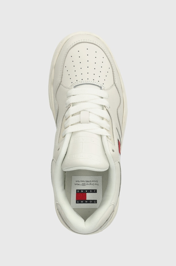 Tenisky Tommy Jeans TJW NEW BASKET SNEAKER LC béžová EN0EN02524