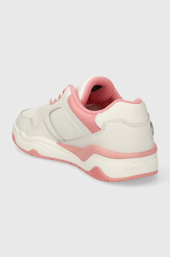 Boty Tenisky Tommy Jeans TJW NEW BASKET SNEAKER LC EN0EN02524 růžová