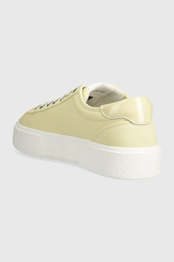 Obuwie Tommy Jeans tenisówki TJW FOXING FLATFORM SNEAKER EN0EN02480 żółty