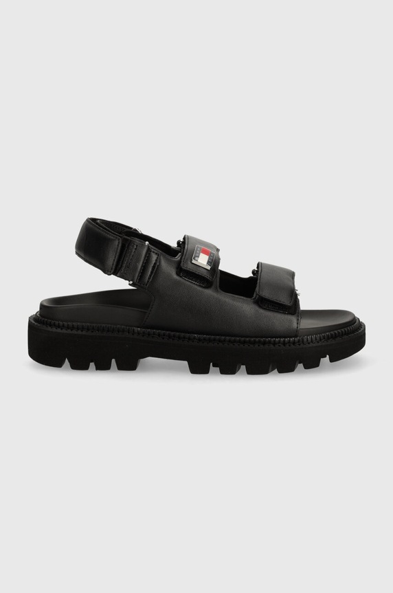 Tommy Jeans szandál TJW FANCY SANDAL EN0EN02461 fekete SS24