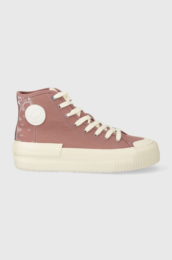 Кеды Pepe Jeans PLS31554 платформа розовый PLS31554