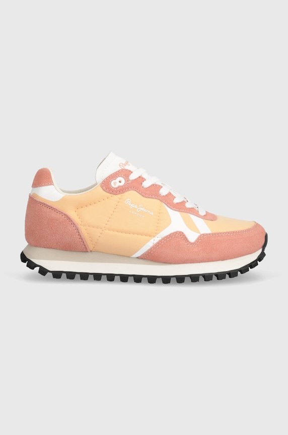 Pepe Jeans sneakersy PLS40013 tekstylny pomarańczowy PLS40013