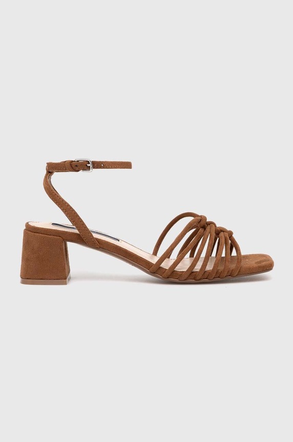 Pepe Jeans sandały PLS90665 słupek brązowy PLS90665