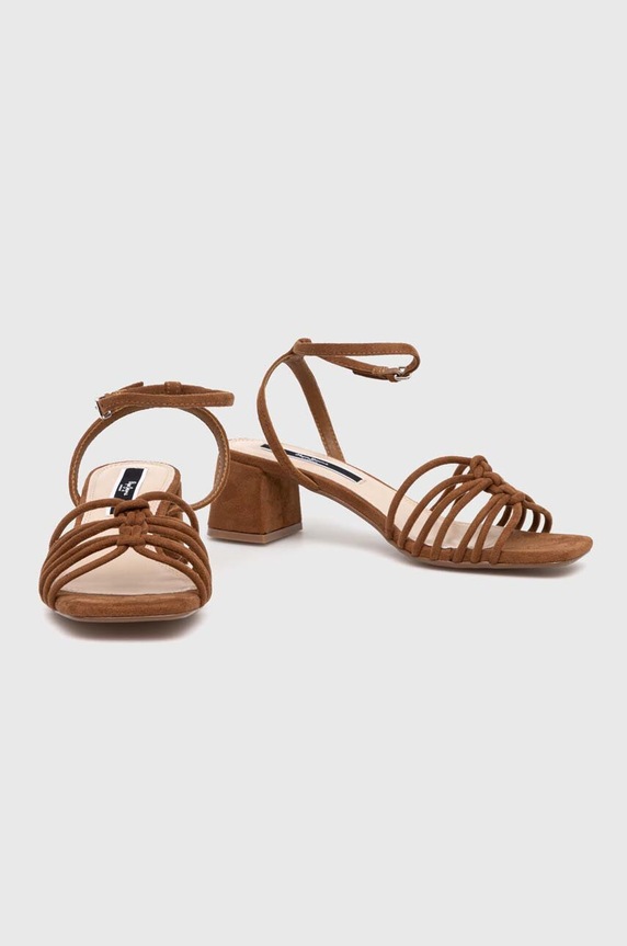 Pepe Jeans sandały PLS90665 PLS90665 brązowy SS24