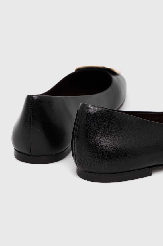 Obuv Kožené balerínky Tory Burch Georgia Ballet 154077.006 čierna