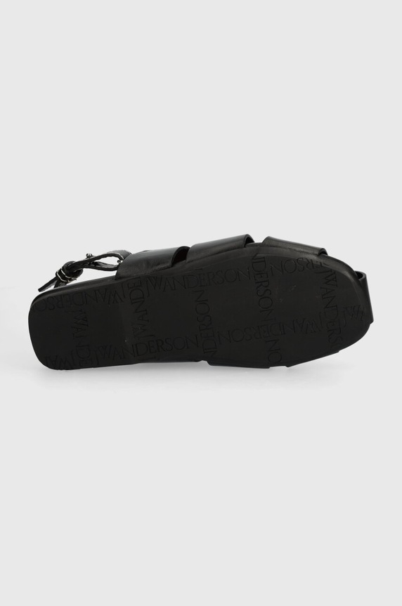 Kožené sandále JW Anderson Fisherman Sandal ANW42215A.999 čierna