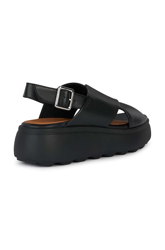 Παπούτσια Δερμάτινα πέδιλα Geox D SPHERICA EC4.1 S D45D4A.00085.C9999 μαύρο