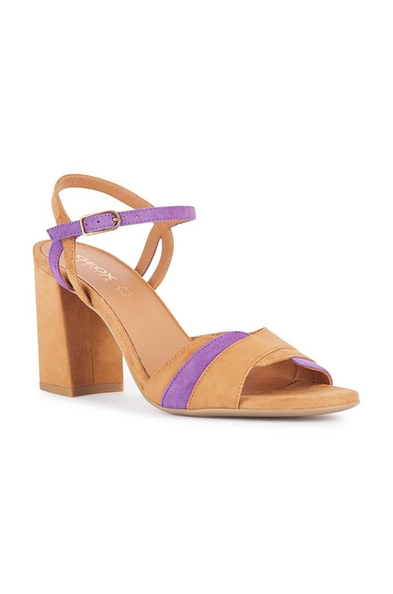 Geox velúr szandál D NEW ERAKLIA 80 D45RPD.00021.C6NG8 barna SS24