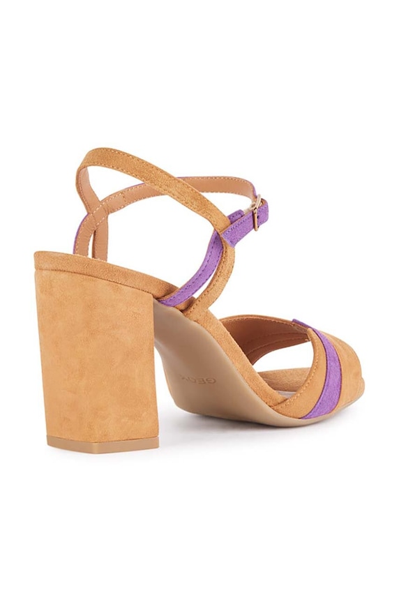 Cipők Geox velúr szandál D NEW ERAKLIA 80 D45RPD.00021.C6NG8 barna