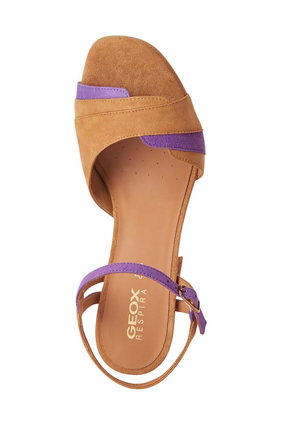 Geox velúr szandál D NEW ERAKLIA 80 D45RPD.00021.C6NG8 barna