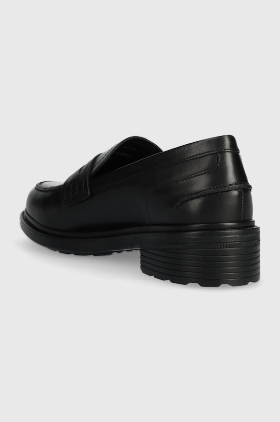 Boty Kožené mokasíny Geox D WALK PLEASURE D36TGF.00043.C9999 černá