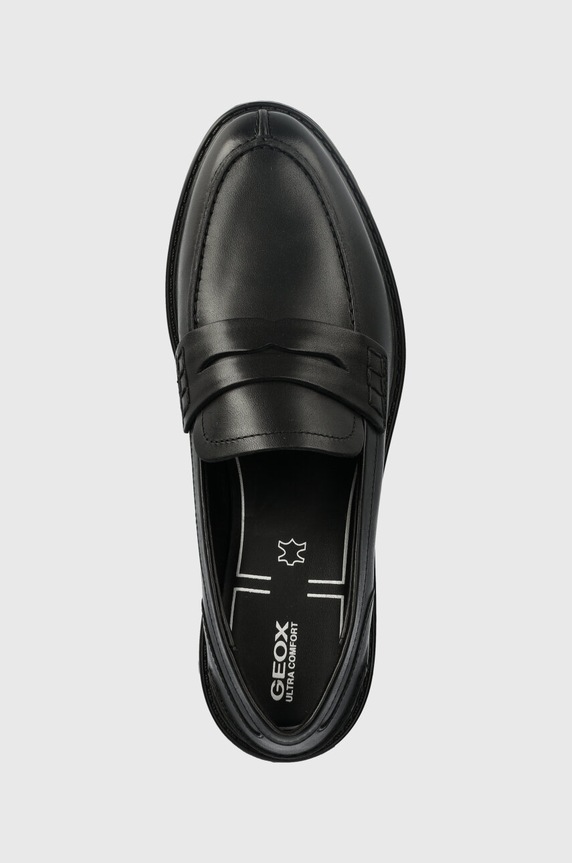 Kožené mokasíny Geox D WALK PLEASURE černá D36TGF.00043.C9999
