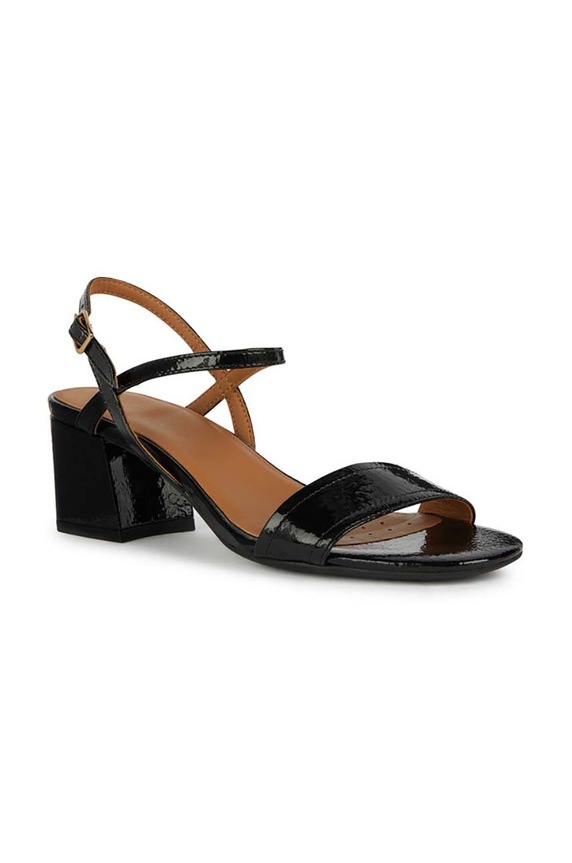 Geox bőr szandál D NEW ERAKLIA 50 D45RNB.000FM.C9999 fekete SS24