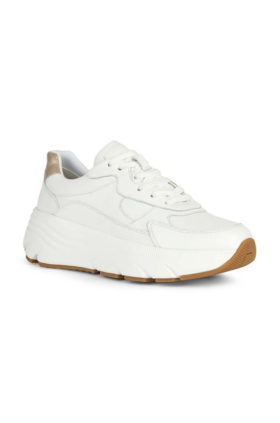 Geox sneakersy skórzane D DIAMANTA D45UFB.085NF.C1327 biały SS24