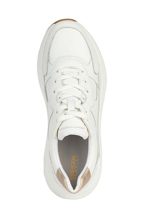 Geox sneakersy skórzane D DIAMANTA D45UFB.085NF.C1327 biały