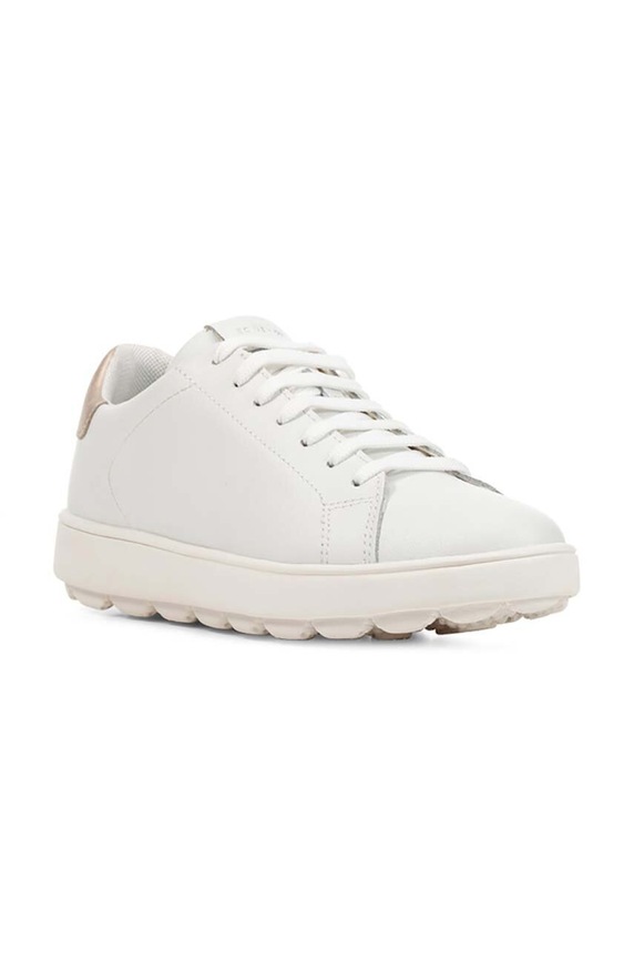 Δερμάτινα sneakers Geox D SPHERICA ECUB-1 D45WEA.09BNF.C1327 λευκό SS25