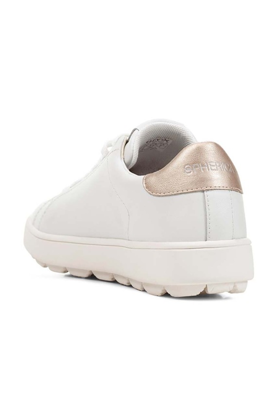 Δερμάτινα sneakers Geox D SPHERICA ECUB-1 λευκό D45WEA.09BNF.C1327