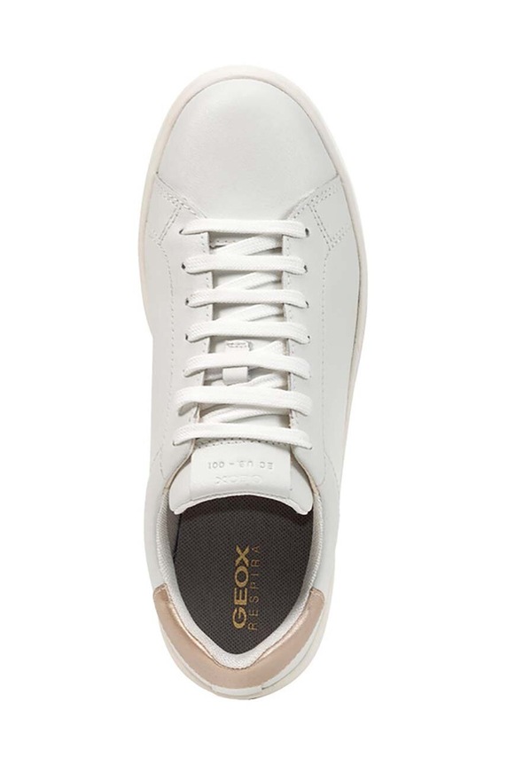 Δερμάτινα sneakers Geox D SPHERICA ECUB-1 D45WEA.09BNF.C1327 λευκό