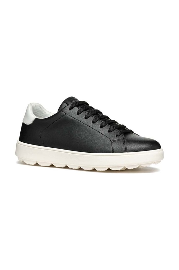 Geox sneakersy skórzane D SPHERICA ECUB-1 D45WEA.0009B.C0127 czarny SS24