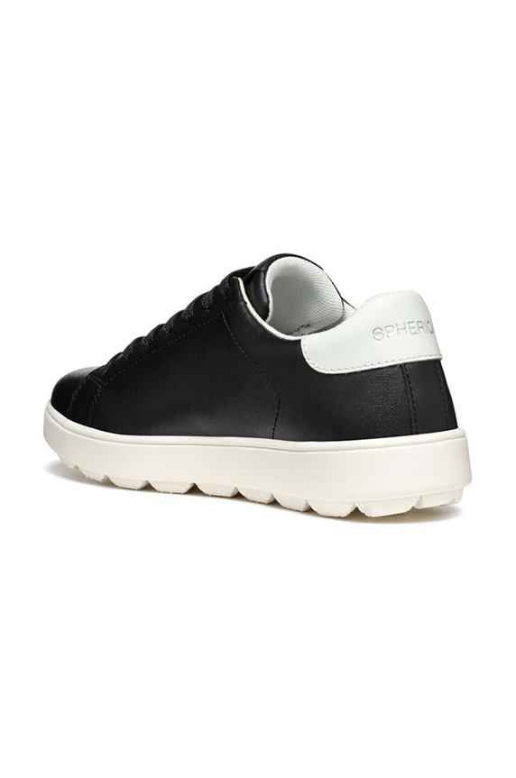 Geox sneakersy skórzane D SPHERICA ECUB-1 czarny D45WEA.0009B.C0127