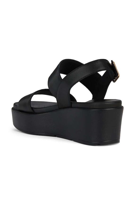Kožené sandále Geox D XAND 2.2S čierna D45M1A.00043.C9999
