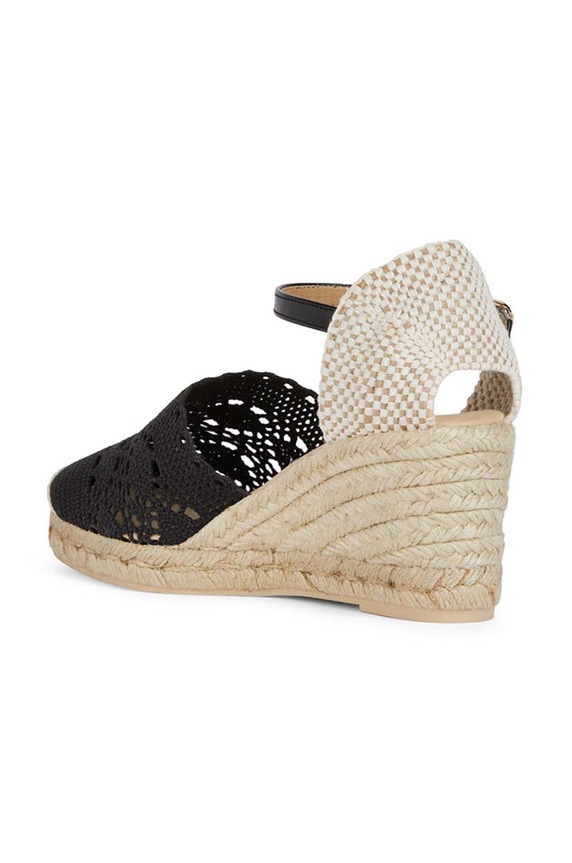 Sandály Geox D GELSA LOW černá D45NGB.000DS.C9999