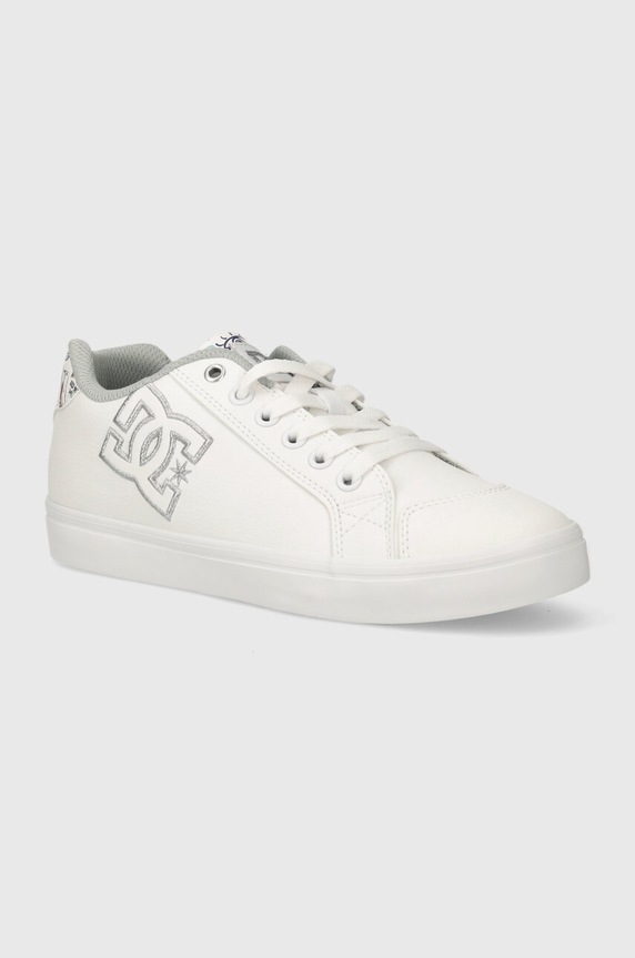 Sneakers boty DC CHELSEAPLUS textilní bílá ADJS300302