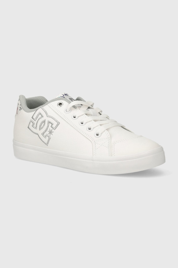 Sneakers boty DC CHELSEAPLUS textilní bílá ADJS300302