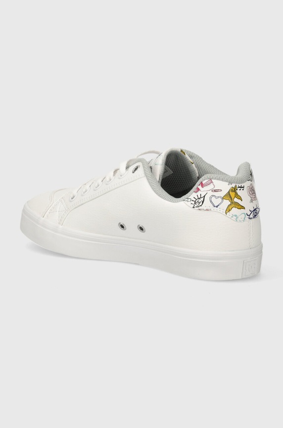 Boty Sneakers boty DC CHELSEAPLUS ADJS300302 bílá
