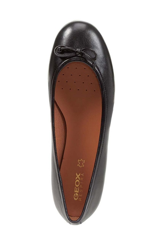 Geox baleriny skórzane D PALMARIA D25MUB.000TU.C9997 czarny