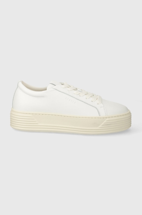 Kožené sneakers boty Copenhagen CPH209 platforma bílá CPH209