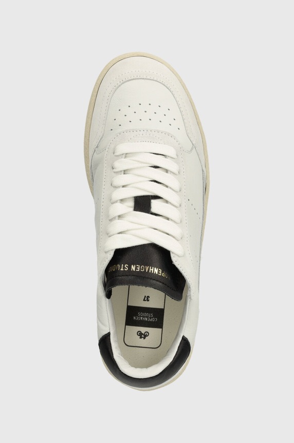 Kožené sneakers boty Copenhagen Leather mix bílá CPH255